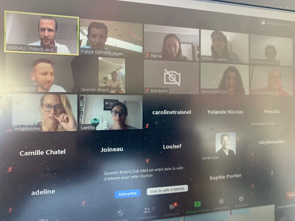 franckgervais's tweet photo. Le #covid19 marque incontestablement un tournant pour notre industrie. Ravi d'avoir échangé avec les membres de @WATs4U sur @Accor, l'avenir du #tourisme, ses opportunités et l'importance d'être #clientcentric pour rester un employeur &amp; acteur clé de l'hospitalité dans le monde😊 https://t.co/2GQFk2Ysa4