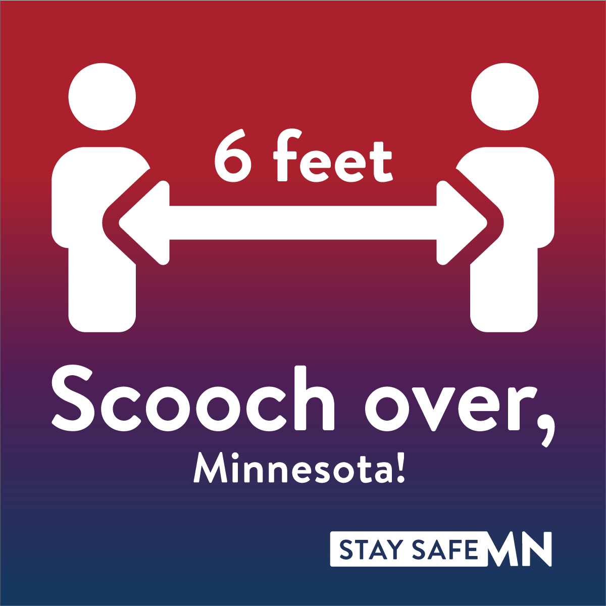 mnhealth's tweet photo. Ope! I’m just gonna stay 6 feet from ya! 😷 https://t.co/tcyjR1ZkvP