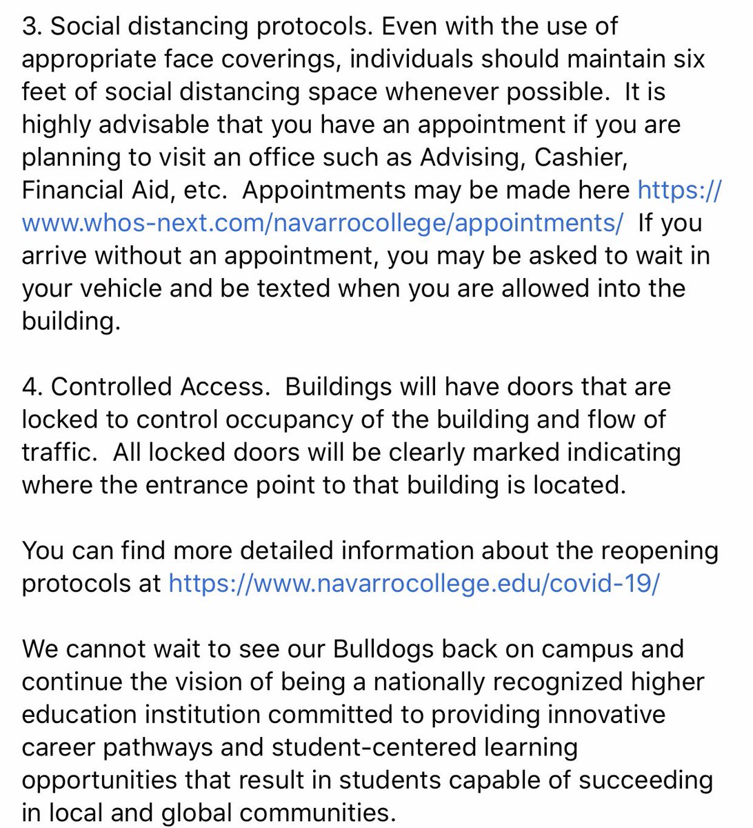 The NC leadership team has been developing the operating plans for reopening NC. The health and wellness of students, faculty and staff are paramount as our Trustees and Campus Leadership continue to navigate our way through the COVID-19 pandemic. Read the full statement below⬇️