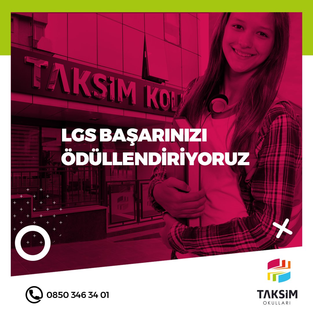 Türkiye'nin girişimci ve yenilikçi gençlerinin lisesinden size davet! Burs seçeneklerimiz için hemen bize ulaşın. 0850 346 34 01 / 0212 356 00 74

#Eğitim #Gelişim #TaksimOkulları #Yenilik #İnovasyon #YeniNesil #lgs2020 #lgs