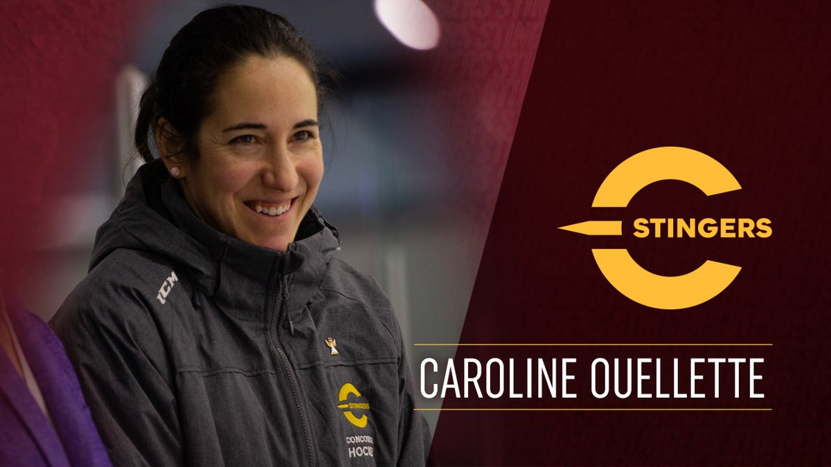 Athletic Director D'Arcy Ryan is pleased to announce Caroline Ouellette will serve as the interim head coach of the Concordia Stingers women's hockey program for the 2020-21 season.
▶️stingers.ca/news.php?id=18…
#CUstingers #CUhockey #USportsHockey