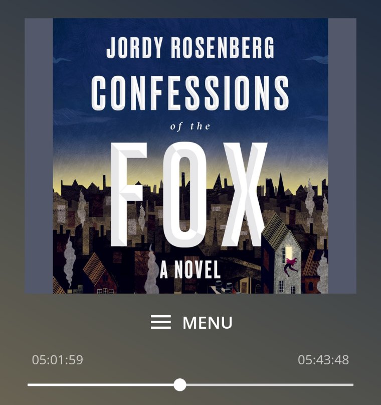 spinachy's tweet photo. Halfway through my second #transathon read, Confessions of the Fox, and it's a wild ride! I thought this book was outside my main genre (romance), but an intense romance is central to one of the two stories. I also like the strong anti-capitalist themes in both stories. https://t.co/MNWjWB4TpB