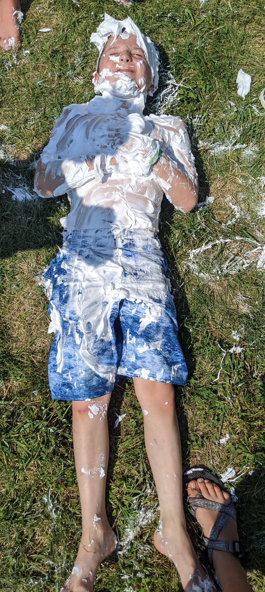 YouthfrontCamp's tweet photo. Who knew shaving cream could provide so much joy? #YFCampWest #Session6A https://t.co/JxqPDYYPbl