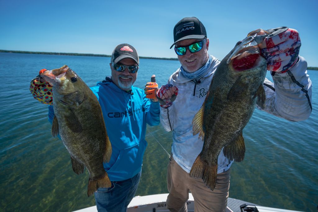 Long term Lake Commandos rivalry continues tonight on the World Fishing Network. Tune in at 9:30pm EST! #LakeCommandos #SmallmouthBass #FishMonkeyGloves #RangerBoats #BerkleyFishing #PlanoFishing