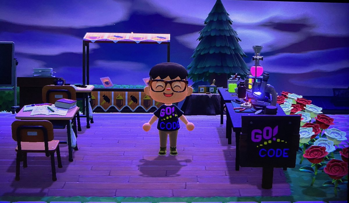 SkScienceCentre's tweet photo. A super-fan of our Go! Code Program created a Go! Code Classroom in Animal Crossing! How neat is that?β
#SaskScienceCentre #AtHomeWithCASC #ScienceChampions #ScienceAtHome #realsciencerealfun #CanCode #GoCodeβ https://t.co/cNpVJXQRzG