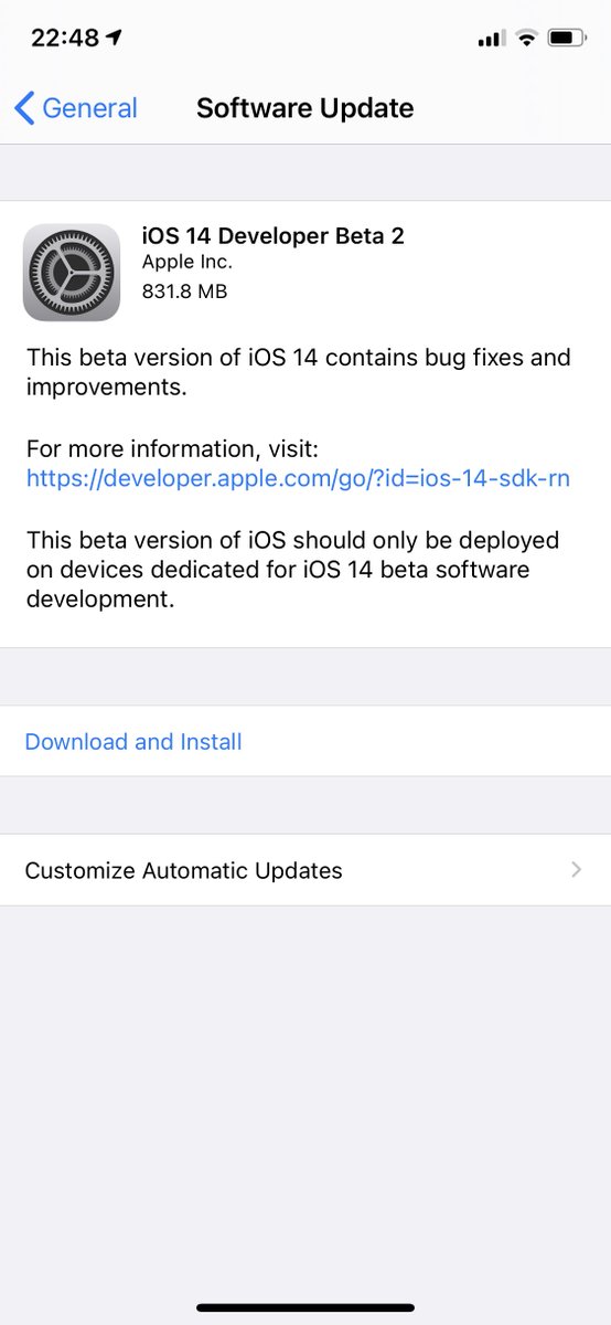 _pankajkapoor's tweet image. Update time #iOS14Beta2
