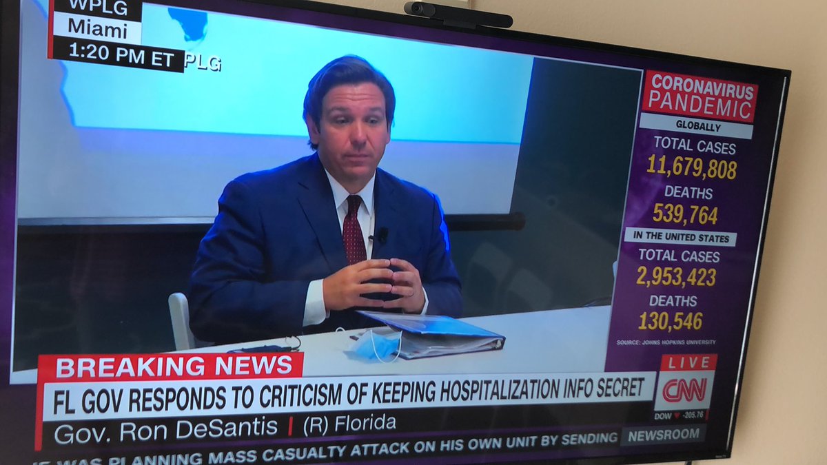 stardust2137's tweet photo. @cnnbrk Gov of Florida looks clueless what’s happening in his state. https://t.co/hssaP3OCR4