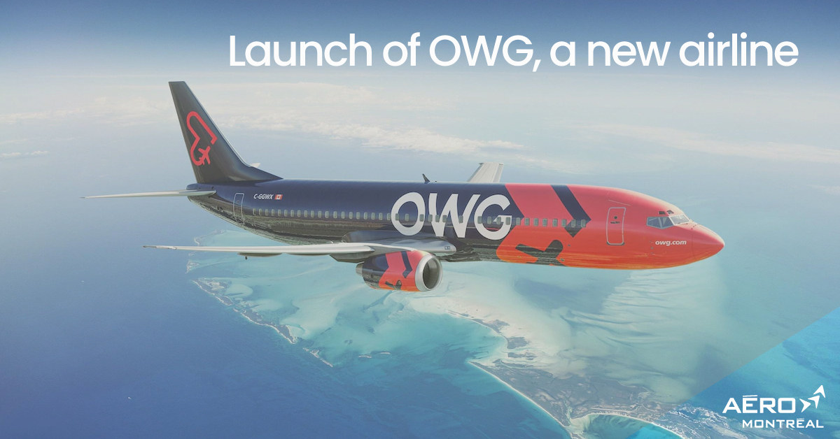 AeroMontreal's tweet photo. We are pleased to announce the launch of a new airline called @OwgVoyages (Off We Go). Learn more 👉 https://t.co/yq5vcSHzbd #AéroMTL #aerospace #Montréal #MTL #OWG #aviation #innovation https://t.co/zuDYs6Vn7T