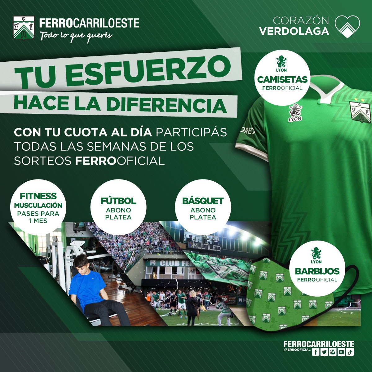 Ferro Carril Oeste on X: #Ferro envía los mejores deseos a @CHANOTB para  que se recupere pronto 💚 Además, el club aboga por un correcto tratamiento  de los temas de salud mental