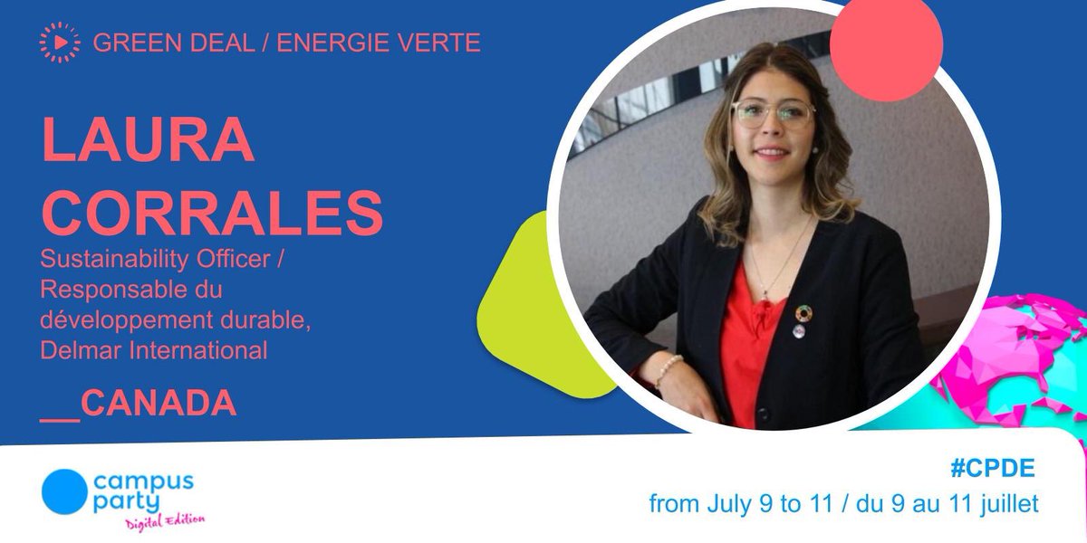 Excited to host a workshop on #Intrapreneurship and #ChangeAgency to advance #Sustainability at <a href="/campusparty/">Campus Party</a> 🇨🇦 The Digital Edition will be the largest innovators event in history!
Join to explore how to reboot our world for a better future! lnkd.in/eK_7Zjw