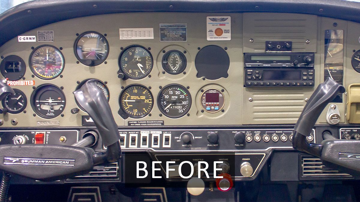 AvmaxGroup's tweet photo. Avionics upgrade on a Grumman American AA-1B Trainer. Added a Garmin G3X Flight Display System with a G5 Standby Display and a Garmin GNS-480 GPS Navigator. We can performing this kind of upgrade to almost any small piston-engine aircraft. Contact Us at Sales@Avmax.com ✈️ #avmax https://t.co/EKjvunerWQ