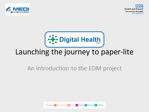 Slightly chuffed with myself. First time presenting our EDM introduction via MS Teams and didn't make a complete hash of it. @NNUH_EDM @immjsystems #TheJourneyToDigital