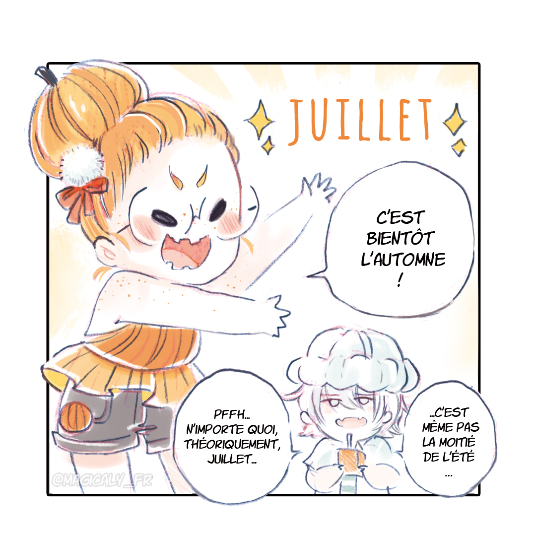 magicaly_fr's tweet photo. Little comic strip !! 🎃✨🧡 #pumpkin #comicstrip #artistsontwitter  #JackOlantern #Pattypan #redkuri #cucurbitaceae https://t.co/D0ykQuBMh3