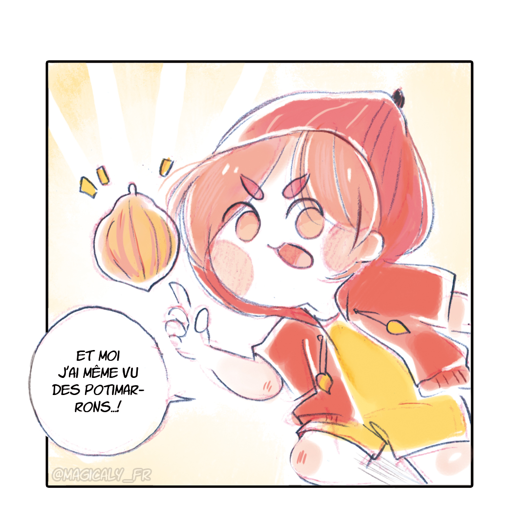 magicaly_fr's tweet photo. Little comic strip !! 🎃✨🧡 #pumpkin #comicstrip #artistsontwitter  #JackOlantern #Pattypan #redkuri #cucurbitaceae https://t.co/D0ykQuBMh3