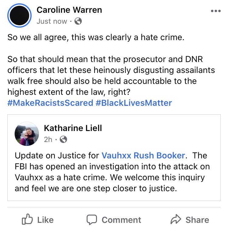 c_dubsss's tweet photo. #JusticeForVauhxxBooker
#BlackLivesMatter
#MakeRacistsAfraid https://t.co/02SAzd3ZIZ