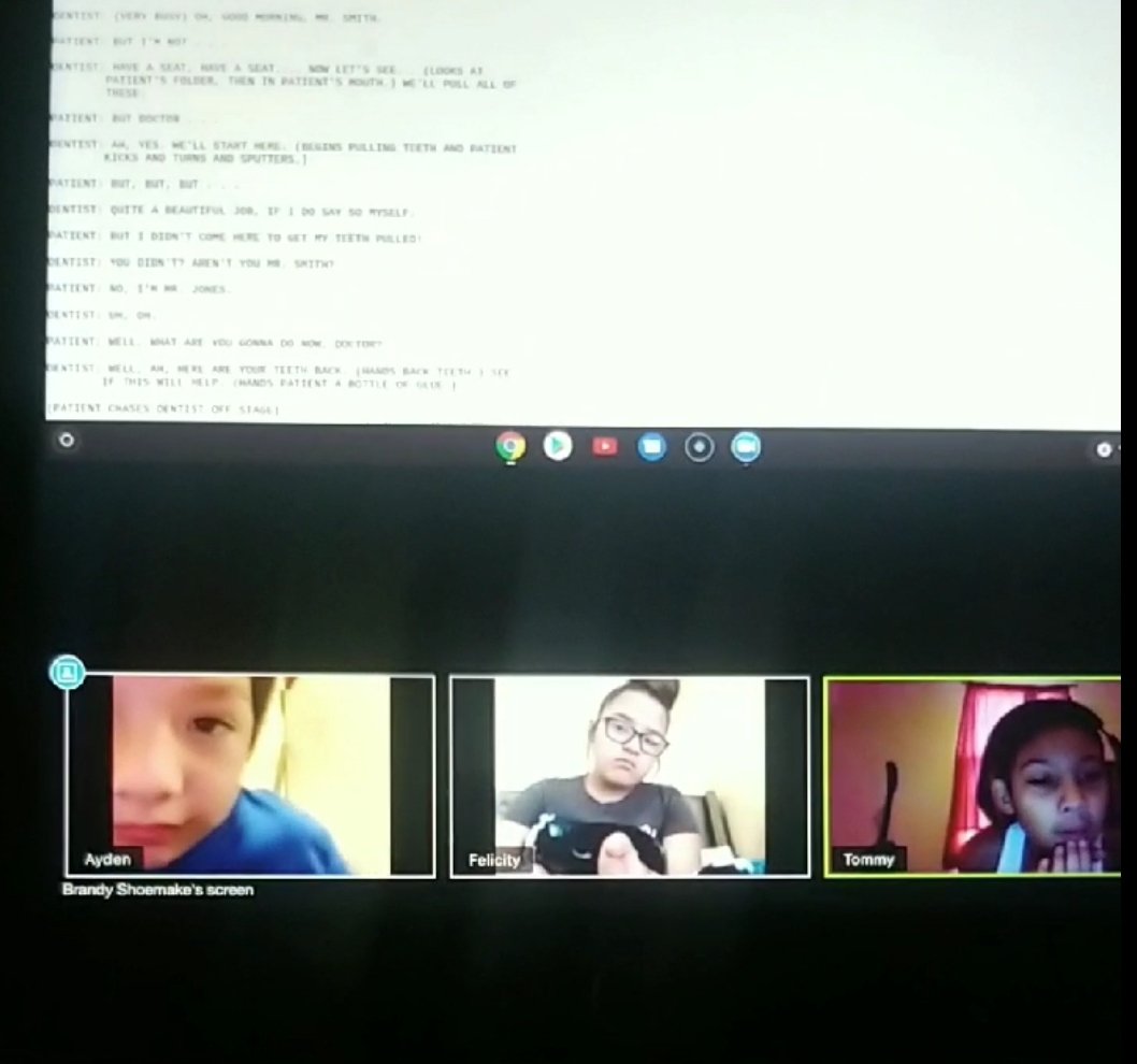 mrs_shoemake's tweet photo. Day 2 of Virtual Summer school and it was great! Getting to know each other, analyzing some Dramas, reviewing solubility, and having fun! #NISDsummerschool #avoidsummerslide https://t.co/Z64vJCulxT