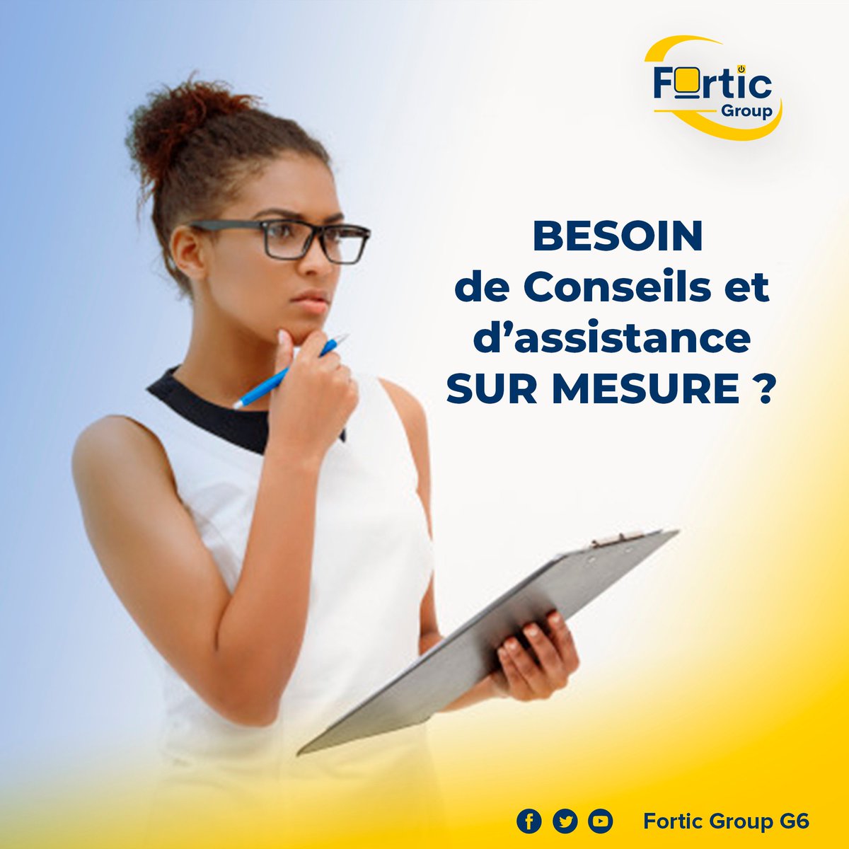 ForticGroup_6's tweet photo. Nous préférons connaître vos besoins réels pour mieux vous satisfaire.
Nous sommes à votre écoute. 

#numerique #PC #web #tech https://t.co/erwdGSYD4J