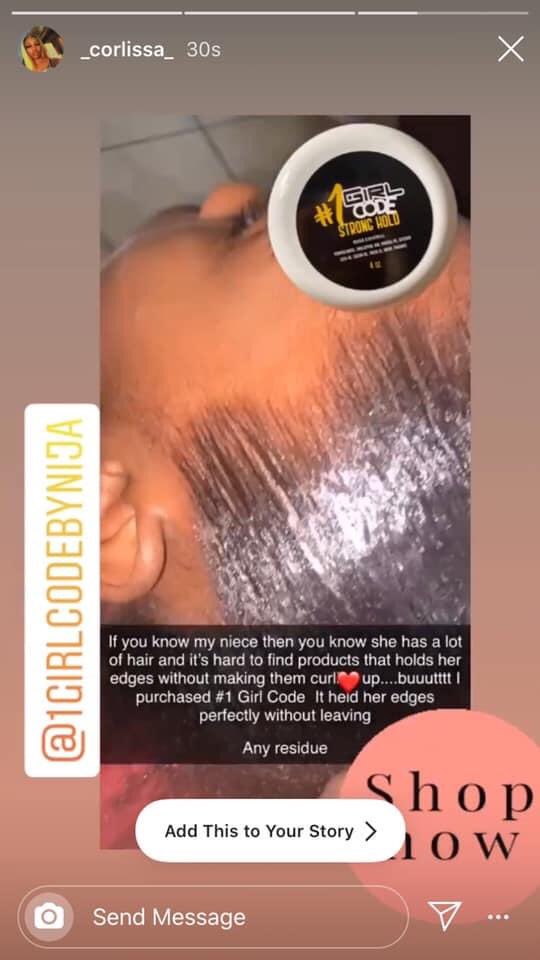 sleazeeL's tweet photo. Click the link in my bio for high quality edge control ✨🛍 https://t.co/VVrUq6bsdP