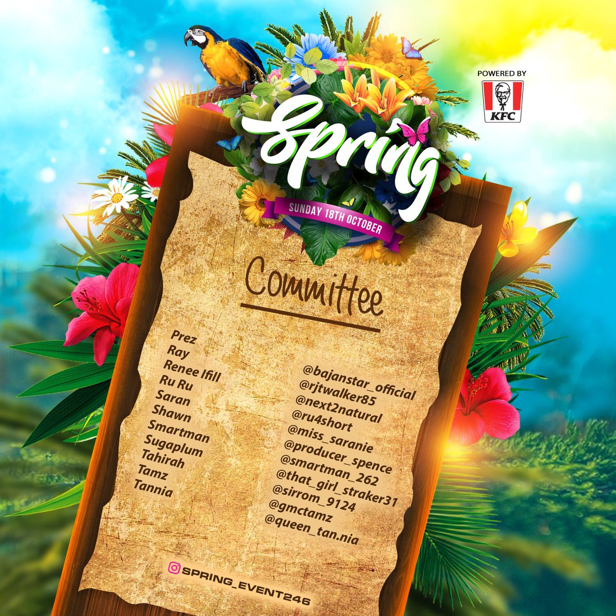Ru4artwork's tweet image. Remember that event with the most committee members ever? The list had to split in 3. #SpringForFall