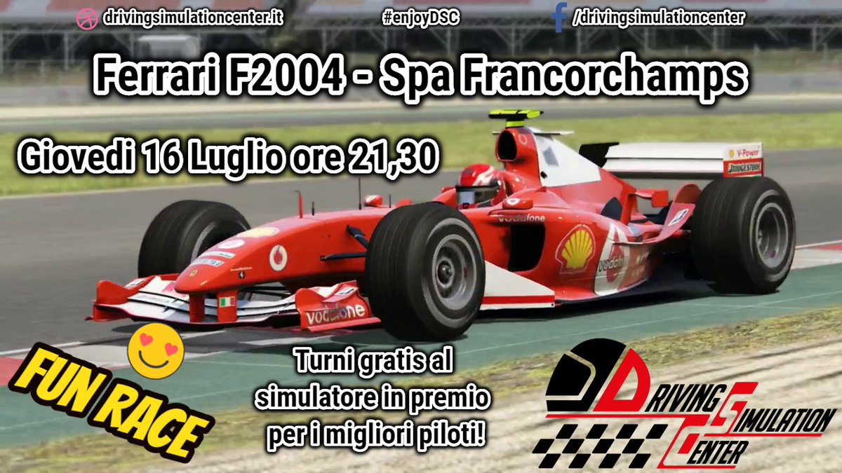 dsctorino's tweet photo. Cosa facciamo prima di andare al mare? Il Driving Simulation Center di Torino vi aiuta a superare questa lunga attesa proponendovi qualche garetta per rimanere sempre caldi e pronti alla ripartenza della stagione!
#estate2020 #funrace #f1 #gt3 #formula #assettocorsa #ac #esports https://t.co/CeDXACudWM