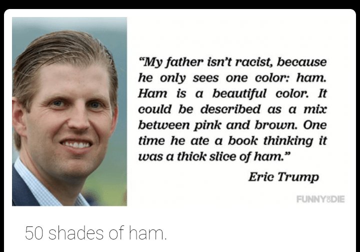 Jessdizzle1's tweet photo. @DefNotDorothy @DeweyBreen @EricTrump I 100% agree with you. #DumbEric https://t.co/eL4oasZc3n