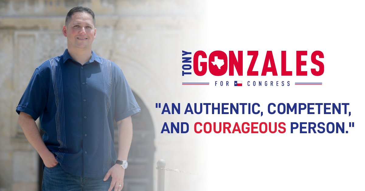 TonyGonzales4TX's tweet photo. In a letter signed by over 20 military leaders, Tony Gonzales is praised for his commitment to family, faith, and country. READ why they want YOU to vote #TonyForCongress on July 14th ⬇️ https://t.co/0RMNblMM0O
Find your voting location: https://t.co/DR5L7naC1B
#TeamTony #TX23 https://t.co/9cUibB5IkF