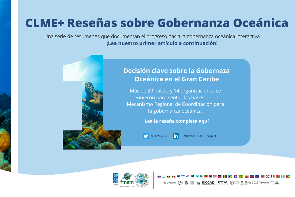 SICAOSPESCA's tweet image. #GobernanzaOceánica Compartimos reseña sobre gobernanza oceánica. Leer nota completa acá 👉sica.int/busqueda/Notic…
#CLMEProject #ODS14