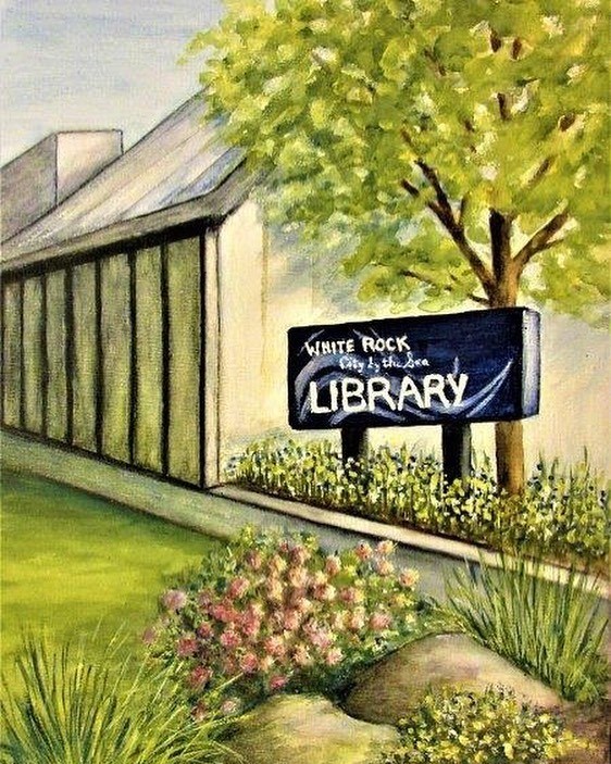 SemiahmooArts's tweet photo. Check out Catherine Brown's painting "Book Worm" where she pays homage to the #WhiteRockLibrary at our
#virtualshow My Happy White Rock in partnership with the @whiterockcity and @WhiteRock_BIA
https://t.co/N1lxU354uO
#MyHappyWhiteRock #explorewhiterock #witerockbc #painting https://t.co/pYFZPRnETo