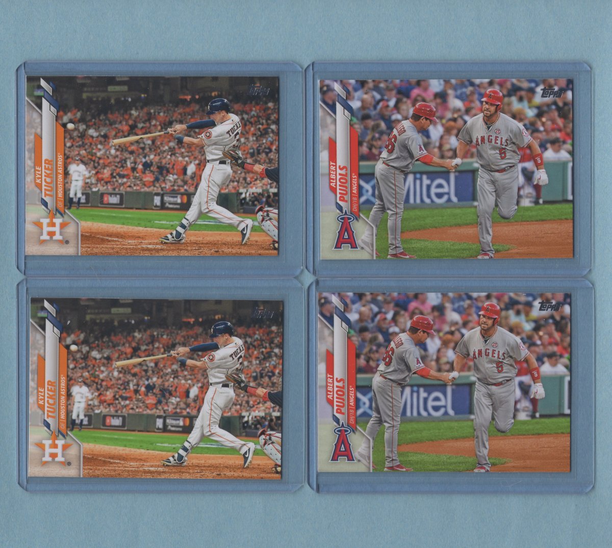 2000doubles's tweet image. Hi @topps, a question on QC for Series 2. Bought a case and had these silver Packs off-centered cards and although they are called SP (Short Prints, I think) I hit a duplicate in the same case, twice. Wondering what is going on? 
#BaseballCards #theHobby #Topps #collect