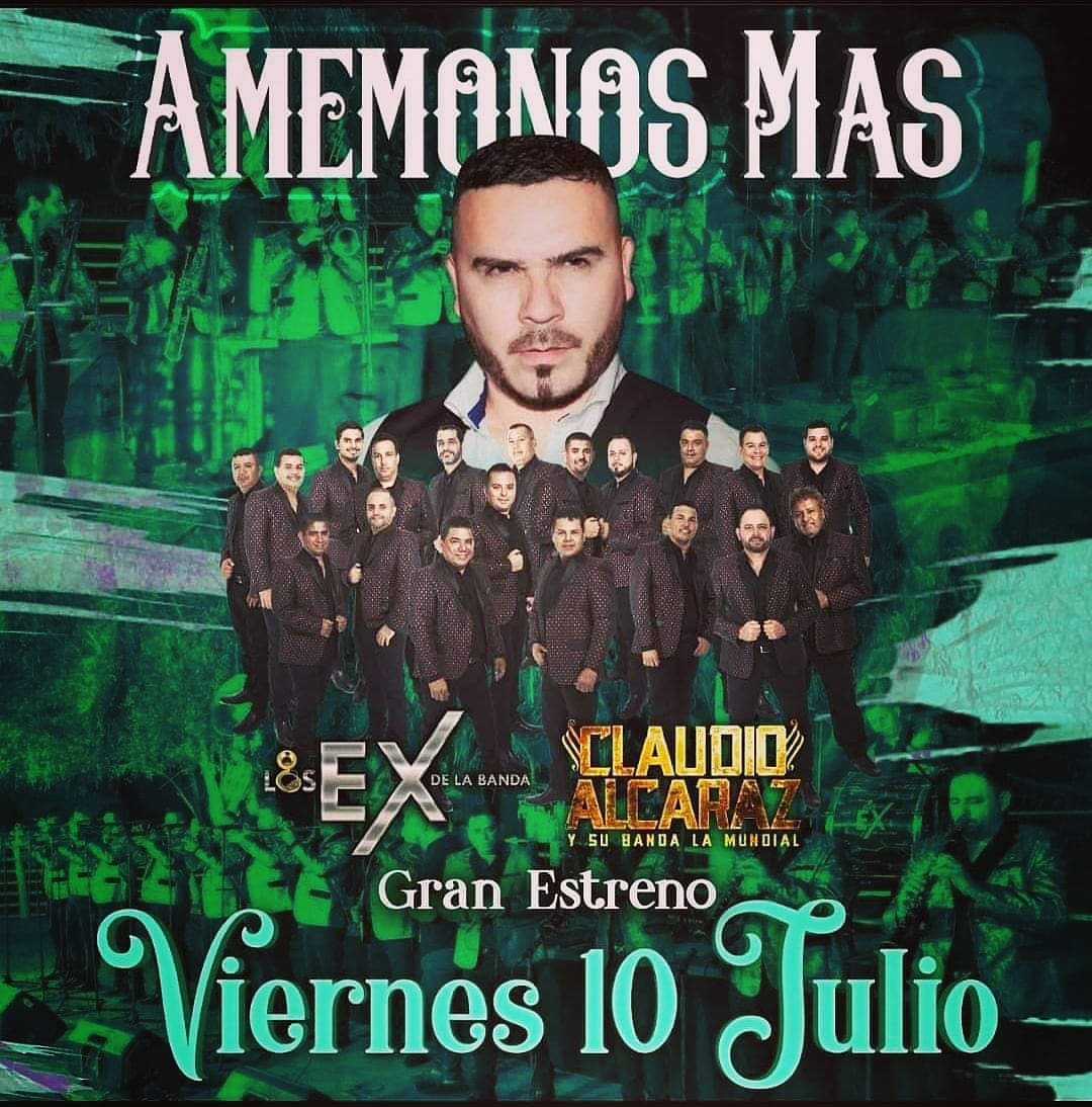 IndomablesDCA's tweet photo. ¡¡GRAN ESTRENO!!
Este viernes 10 de Julio en el canal de @ExDeLaBanda se estrena el tema "AMEMONOS MAS" con la colaboración del señor de los fiestones @ClaudioAlcaraz

#TeamAlcaraz
#TeamIndomablesDeClaudioAlcaraz👊
#SeguirlosEsTuDecisión https://t.co/r8paQBAnog