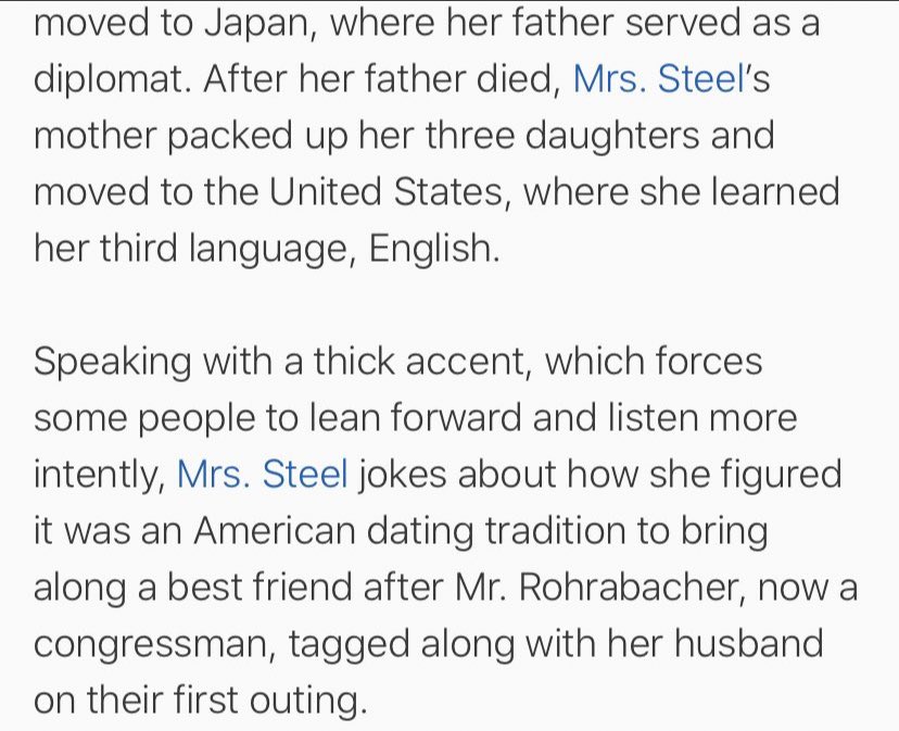 Did you know that Dana Rohrabacher went on the first date between Michelle Steel and Shawn Steel? So yeah, let’s just assume they are close friends.