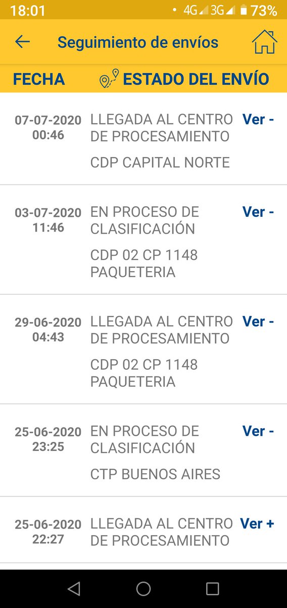 Fernando Cassia Hace 14 Dias O Sea 2 Semanas 336 Hs 160 Minutos Correooficialsa Saco A Pasear Un Envio Paqar Desde Gba Rumbo A Caba Y Al Dia De
