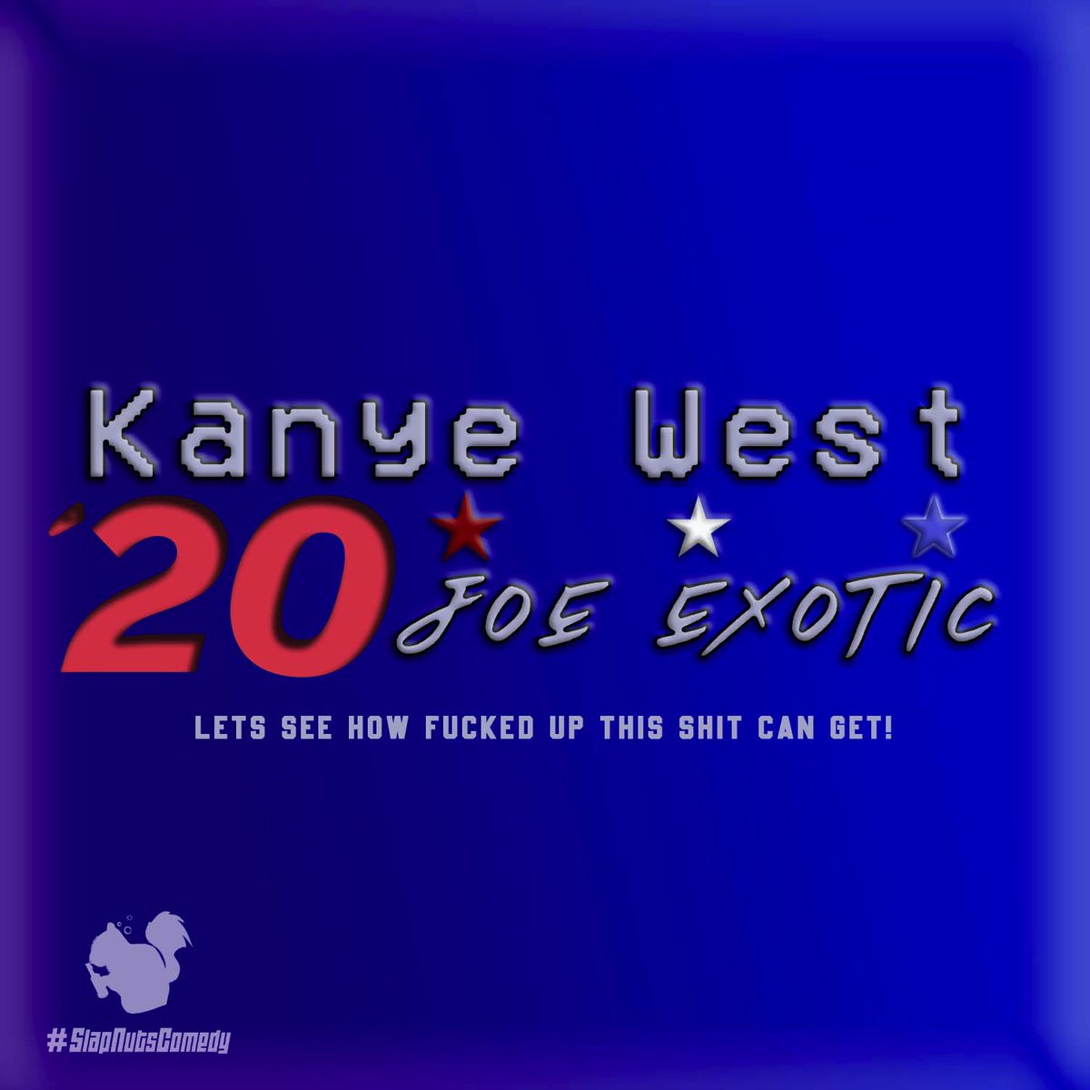 SlapNutsComedy's tweet photo. West|Excotic 2020!
•
•
•
•
#kanyewest #kanyememes #kanye2020 #election2020 #joeexotic #tigerking #yeezy #slapnuts #slapnutscomedy #comedy #politicalmemes #funny #humor #jokes https://t.co/H7pq7Due8s