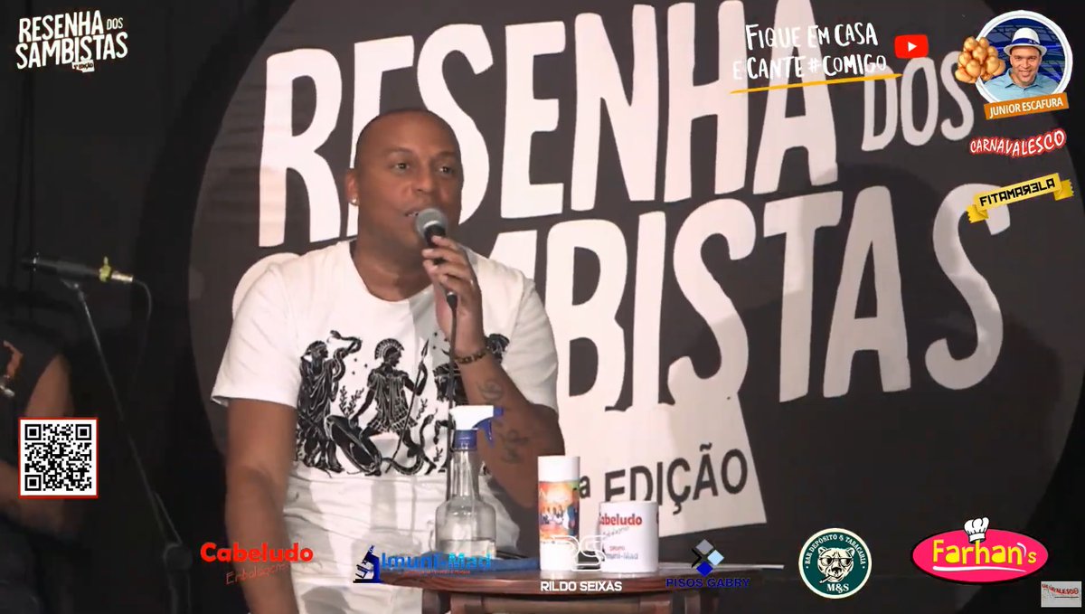 scarnavalesco's tweet photo. Ah... meu coração. Délcio Luiz agora na live Resenha dos Sambistas. Veja ao vivo em https://t.co/3VOSWobZ13 - #samba #sambistas #resenhasambistas #carnaval #carnavalrj https://t.co/b1kY12F1Bh