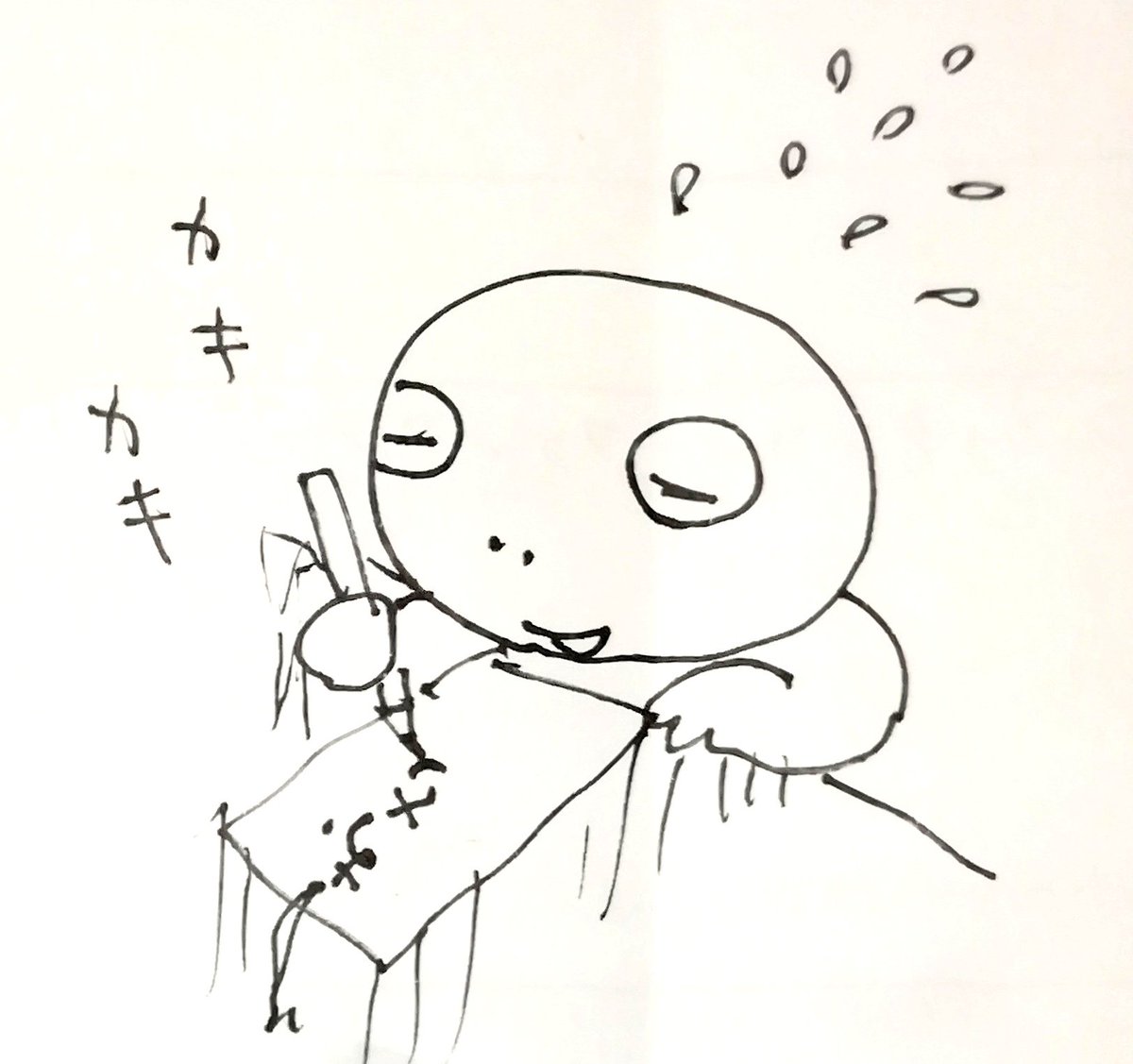 かめまんが ?
(①②私作、③④長女作) 