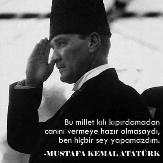 Milletini canından çok seven, hayatını vatanına ve Türk ulusunun refahına, geleceğine adayan eşsiz Liderimizdir Mustafa Kemal...