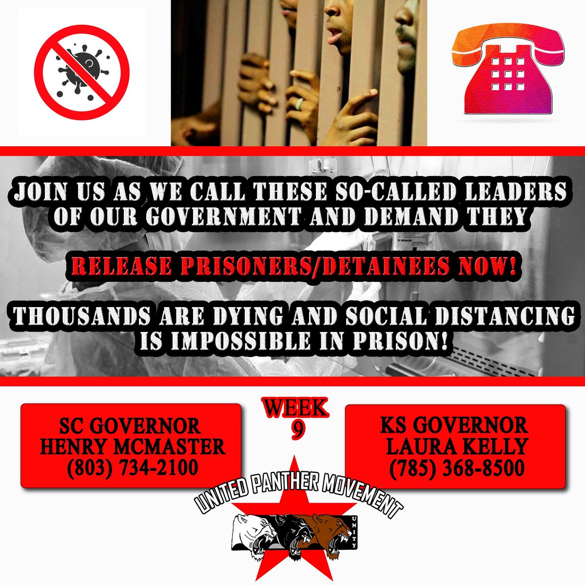 PrisonUpm's tweet photo. We were informed by a comrade we had a typo on our last graphic and the information for Kansas is correct now! https://t.co/aQzt0UVqMG