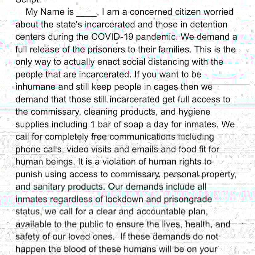 PrisonUpm's tweet photo. We were informed by a comrade we had a typo on our last graphic and the information for Kansas is correct now! https://t.co/aQzt0UVqMG