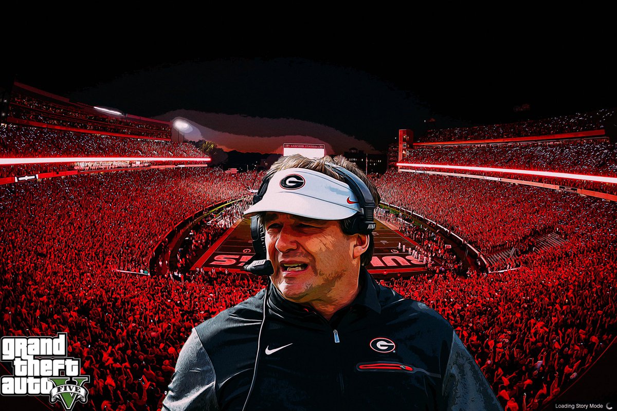 JacobSmithGA's tweet photo. SEC coaches as GTA V loading screens, a thread.

Kirby Smart https://t.co/OfTVBvUqNJ