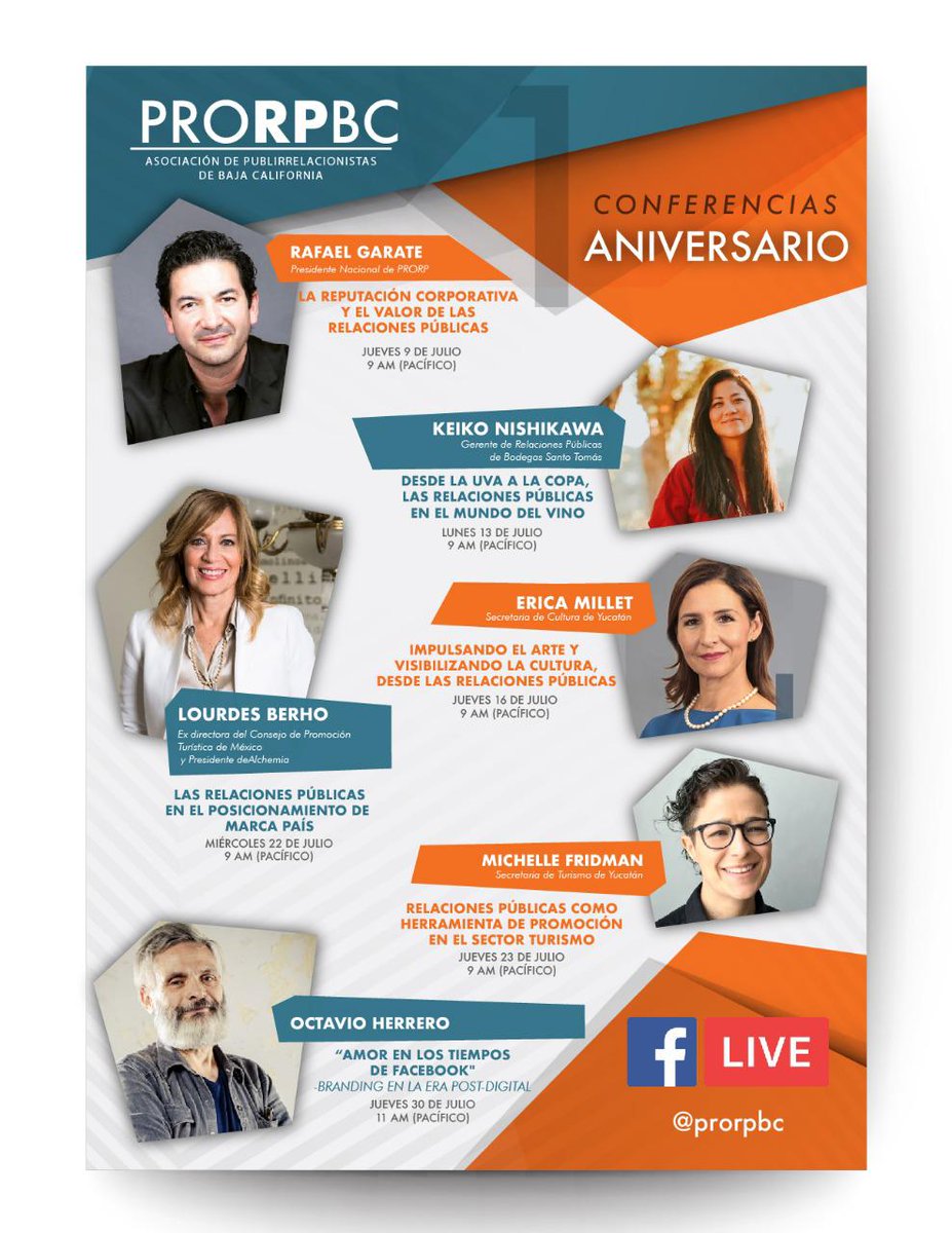 JavoLugo's tweet photo. A un año ya de la llegada de @prorpbc les invitamos a participar en su ciclo de conferencias con @rafagarate entre otros especialistas https://t.co/cUWrAzFjoZ
