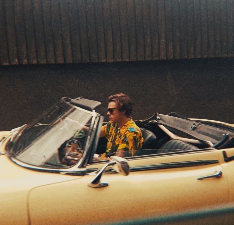 Harry Styles Driving