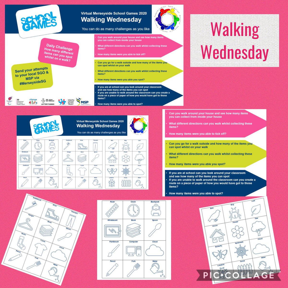 FRISbutterflies's tweet photo. Tomorrow is Walking Wednesday! Here is a reminder of your activities.... don’t forget to share your photos! Have a great day. 🤗 https://t.co/IhS8n1dsGe