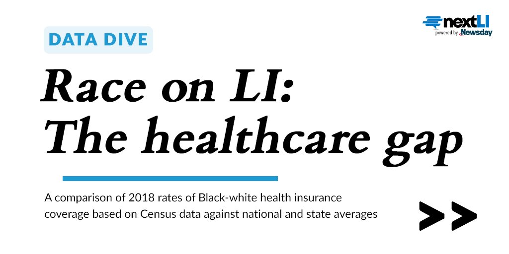 NextLI's tweet photo. (1/5) #DATAPOST Minorities have been disproportionately impacted by #COVID19. The data shows a Black-white racial divide in healthcare existed before the pandemic, pointing to a potentially widening gap now: https://t.co/5LsXGgpBWj
#RaceonLI #nextLI https://t.co/wQAoh34Dq2