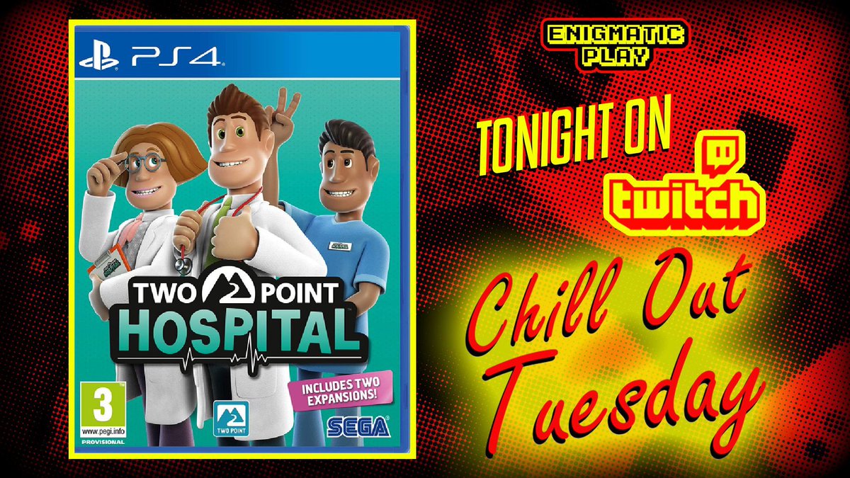 enigmatic_uk's tweet photo. So #2PointHospital wins again! 😆 You guys love those certificates and comical diseases don’t you? Join @JJChipol on #ChillOutTuesday over on Twitch at 8pm (BST)
—————
https://t.co/n53AYSRawS
—————
#twitchstreamer #TwitchStreamers #SupportSmallStreamers https://t.co/3n9vWwHmUR