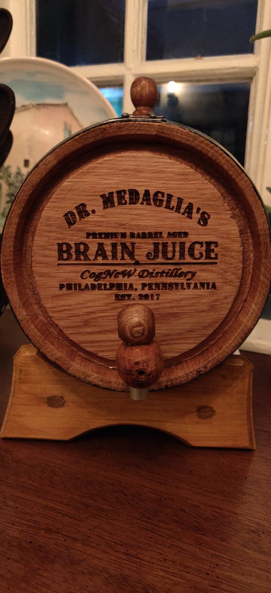 Congratulations to @BEYeager25, Riley Cook, and Caitlin Dougher for successfully graduating with their MS in Psychology! Our first graduate alumnae. They secretly banded together and gave me a tear-jerking lab relic. It will feature prominently at all upcoming Halloween parties.