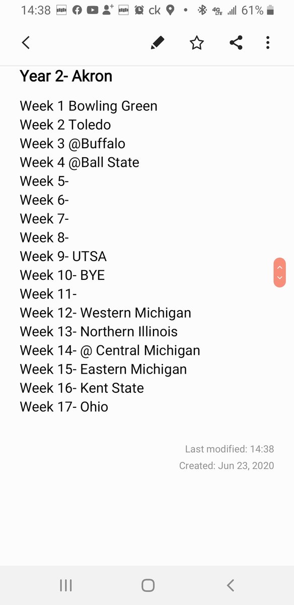 Let me know if you want any of the open weeks!