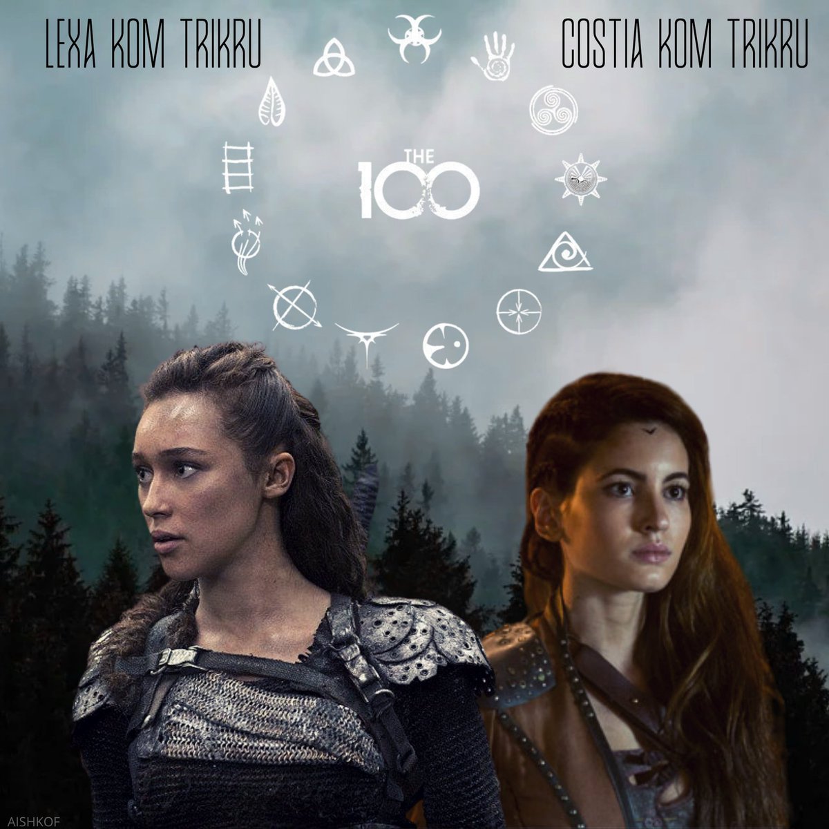 Aishkof's tweet photo. Lexa Kom Trikru || Costia Kom Trikru 

#The100 #the100season7
#The100Prequel #The100S7 #Lexa #Costia #LexaIsComing #LexaSeason7 #Lexadeservedbetter #lexaspinoff  
@cwthe100 @JRothenbergTV @DebnamCarey @ivanabaquero_ https://t.co/zm4kxzKtSb