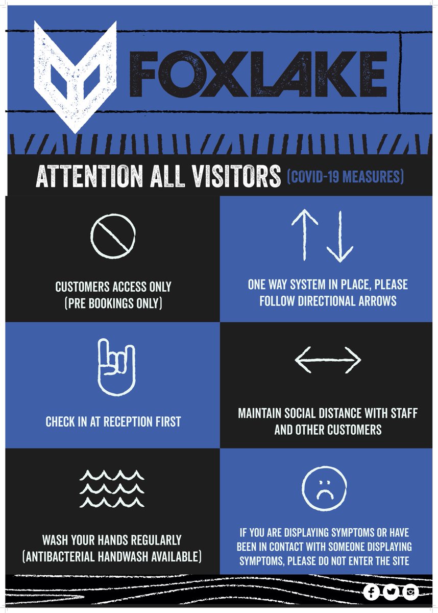 FoxlakeScotland's tweet photo. TOMORROW IS THE DAY!

We can't wait to have people back on site and we are sure you are all just as excited! Please make sure you have checked out our Covid-19 guidelines and measures via our website (https://t.co/m3KpYeQvDp) before you come down.

See you soon!

The Foxlake Team https://t.co/oS7R6nYXfv