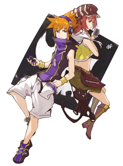 Wanted to make some fanart for TWEWY, really hoping the anime is good 