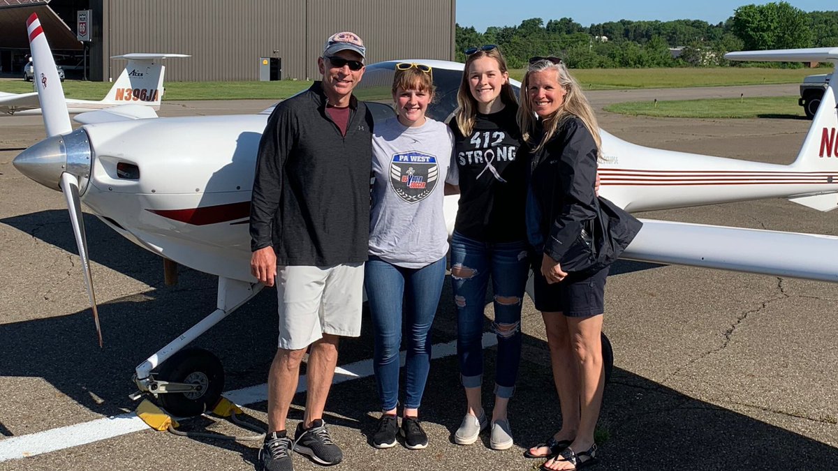pacommunitycoll's tweet photo. Sisters Macey &amp; Ally Mesinere recently performed their first solo flights through a @CCBCedu program. Both sisters express interest in becoming #pilots, easing the impending pilot shortage and continuing a family legacy flight: https://t.co/jDCFuCFZ5W. #aviation #PANeedsCommColl https://t.co/OK1a5nC5xe